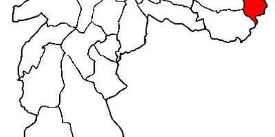 Harta Tiradentes sub-prefectura São Paulo