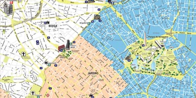 Harta de turism São Paulo