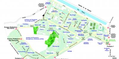 Harta de la universitatea din São Paulo - USP