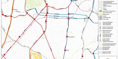 Harta Vila Mariana São Paulo - transportul Public