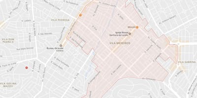 Harta Vila Medeiros São Paulo