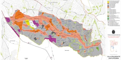 Harta Vila Prudente São Paulo - Ocupație a solului