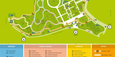 Harta Villa-Lobos park